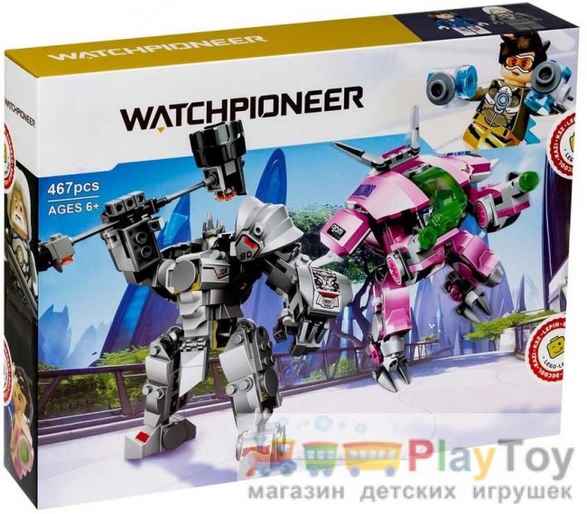 Конструктор «Overwatch» (11181) D.Va и Ренхардт, 467 деталей - Аналог Овервотч 75973