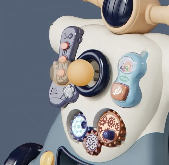 Ходунки-каталка Baby Walker 999 T 3 в 1 (велобег, пальчиковые игры, музыкальная погремушка, мелодии, подсветка)