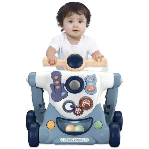 Ходунки-каталка Baby Walker 999 T 3 в 1 (велобег, пальчиковые игры, музыкальная погремушка, мелодии, подсветка)