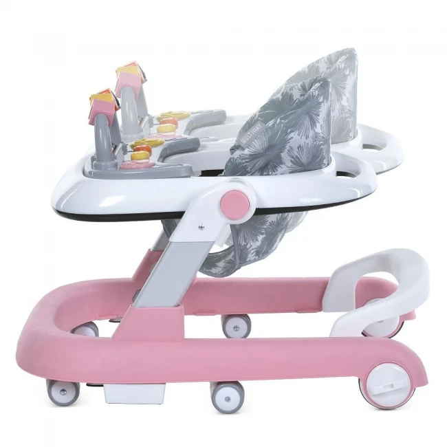 Ходунки для малыша El Camino ME 1163 Multiway Pink 2 в 1 (игровая панель, музыка, подсветка) Ходунки для малыша El Camino ME 1163 Multiway Pink 2 в 1 (игровая панель, музыка, подсветка)