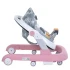 Ходунки для малыша El Camino ME 1163 Multiway Pink 2 в 1 (игровая панель, музыка, подсветка)