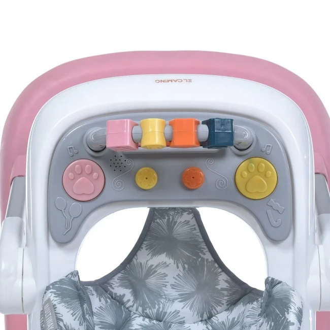 Ходунки для малыша El Camino ME 1163 Multiway Pink 2 в 1 (игровая панель, музыка, подсветка) Ходунки для малыша El Camino ME 1163 Multiway Pink 2 в 1 (игровая панель, музыка, подсветка)