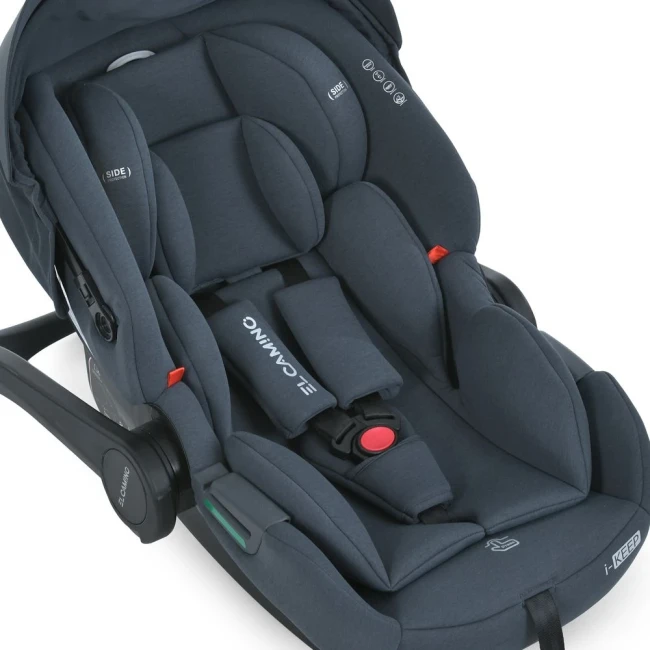 Автокресло бебикокон El Camino ME 1186 i-KEEP Melange Rock Gray для новорожденного Автокресло бебикокон El Camino ME 1186 i-KEEP Melange Rock Gray для новорожденного