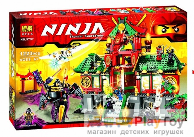 Конструктор Bela "Ninja" (9797) Битва за Ніндзяго Сіті 1223 деталей
