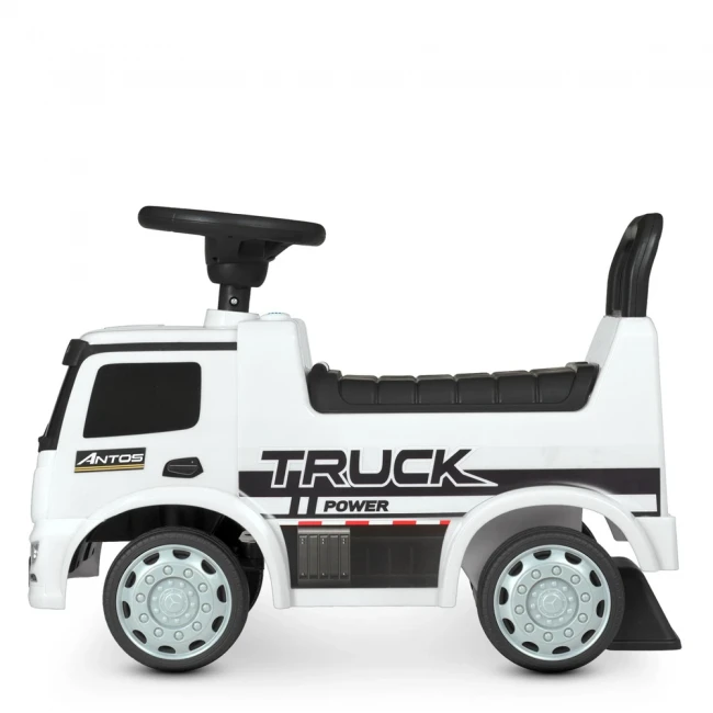 Каталка-толокар машинка 656-1 Mercedes Truck, білий