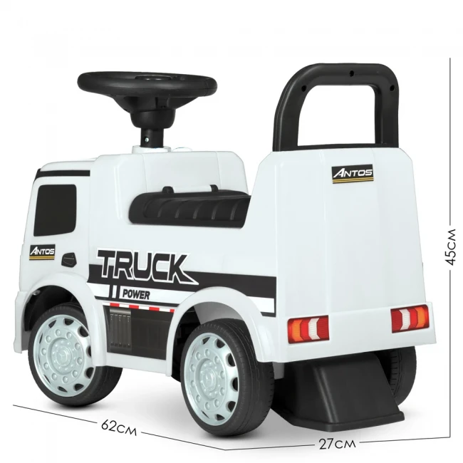 Каталка-толокар машинка 656-1 Mercedes Truck, білий