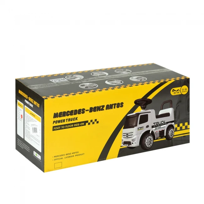 Каталка-толокар машинка 656-1 Mercedes Truck, білий