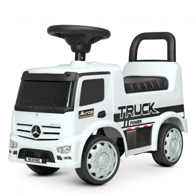 Каталка-толокар машинка 656-1 Mercedes Truck, білий