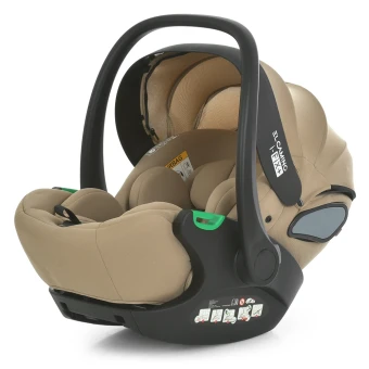 Автокресло бебикокон El Camino ME 1110 i-FIX+ Natural Beige для новорожденного