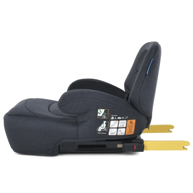 Автокресло-бустер El Camino ME 1112 i-GO Anthracite, Isofix, i-SIZE R129, 22-36 кг