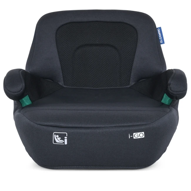 Автокресло-бустер El Camino ME 1112 i-GO Anthracite, Isofix, i-SIZE R129, 22-36 кг