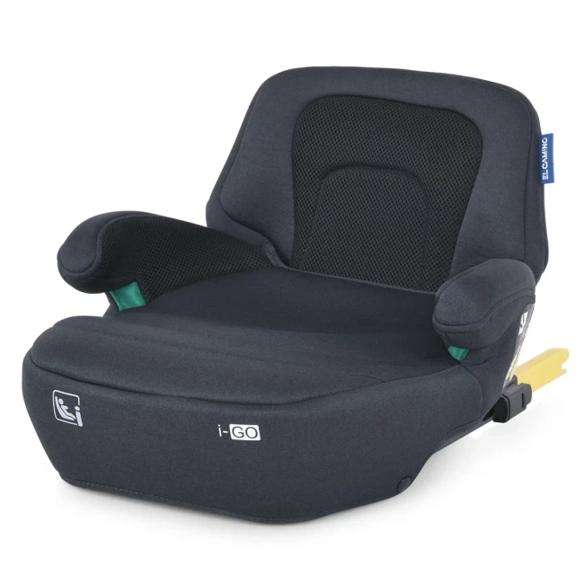Автокресло-бустер El Camino ME 1112 i-GO Anthracite, Isofix, i-SIZE R129, 22-36 кг