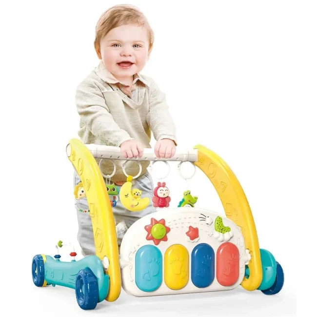 Ходунки-каталка коврик Rack & Walker 6015 2 в 1 (проектор звездного неба, звук, подсветка, пианино, ночник, 4 погремушки, пальчиковые игры) Ходунки-каталка коврик Rack & Walker 6015 2 в 1 (проектор звездного неба, звук, подсветка, пианино, ночник, 4 погремушки, пальчиковые игры)