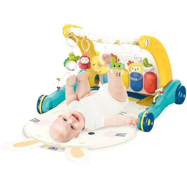 Ходунки-каталка коврик Rack & Walker 6015 2 в 1 (проектор звездного неба, звук, подсветка, пианино, ночник, 4 погремушки, пальчиковые игры) Ходунки-каталка коврик Rack & Walker 6015 2 в 1 (проектор звездного неба, звук, подсветка, пианино, ночник, 4 погремушки, пальчиковые игры)