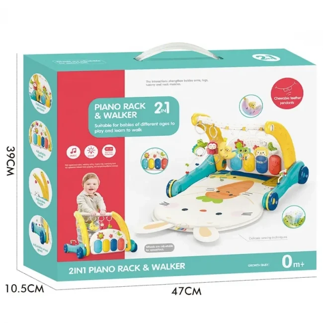 Ходунки-каталка коврик Rack & Walker 6015 2 в 1 (проектор звездного неба, звук, подсветка, пианино, ночник, 4 погремушки, пальчиковые игры) Ходунки-каталка коврик Rack & Walker 6015 2 в 1 (проектор звездного неба, звук, подсветка, пианино, ночник, 4 погремушки, пальчиковые игры)