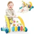 Ходунки-каталка коврик Rack & Walker 6015 2 в 1 (проектор звездного неба, звук, подсветка, пианино, ночник, 4 погремушки, пальчиковые игры)