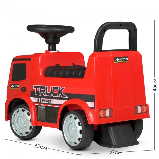 Каталка-толокар машинка 656-3 Mercedes Truck, красный Каталка-толокар машинка 656-3 Mercedes Truck, красный