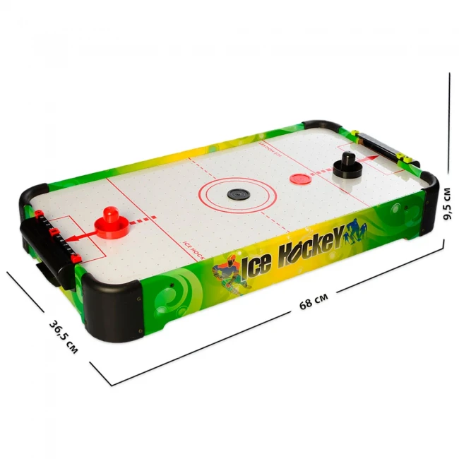 Настільний аерохокей Power Hockey 3003B (68x36,5x9,5 см, дерев'яний, на батарейках)