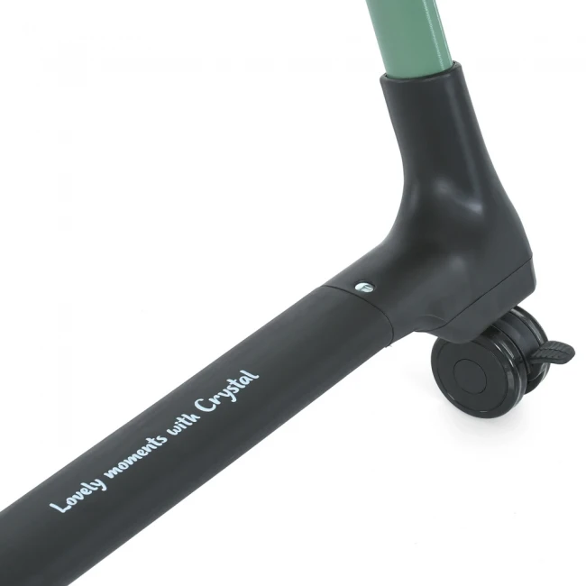 Стульчик для кормления El Camino ME 1037-B CRYSTAL Green (съемный столик, чехол, 4 колеса)