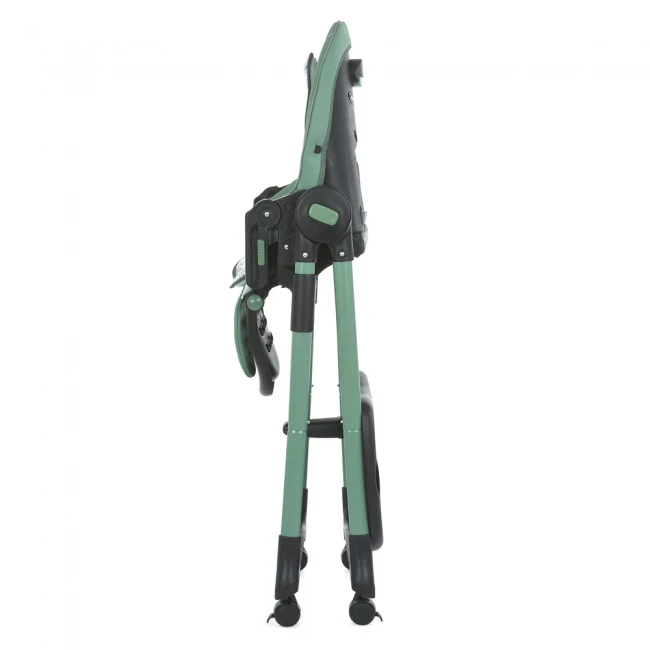 Стульчик для кормления El Camino ME 1037-B CRYSTAL Green (съемный столик, чехол, 4 колеса)