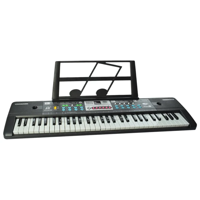 Детский синтезатор MQ6180-82 (61 клавиша, микрофон, запись, от сети)