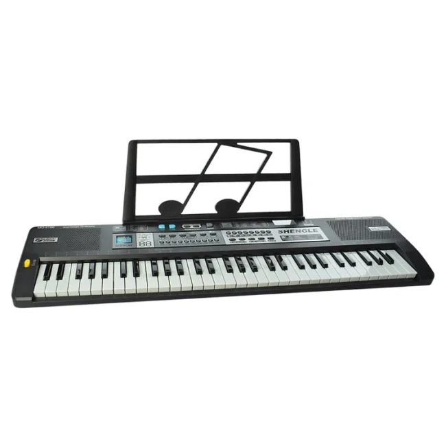 Детский синтезатор MQ6180-82 (61 клавиша, микрофон, запись, от сети)
