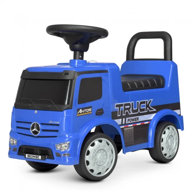 Каталка-толокар машинка 656-4 Mercedes Truck, синий Каталка-толокар машинка 656-4 Mercedes Truck, синий