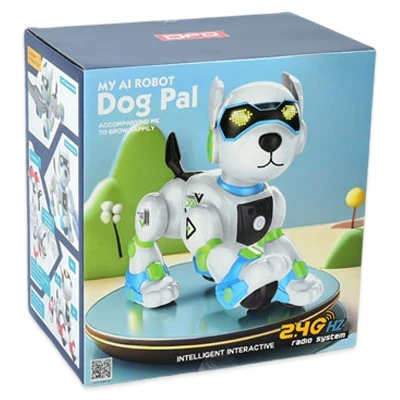 Робот-собака Робопёс K101 на радиоуправлении (25 см, аккумулятор, свет, звук) Робот-собака Робопёс K101 на радиоуправлении (25 см, аккумулятор, свет, звук)