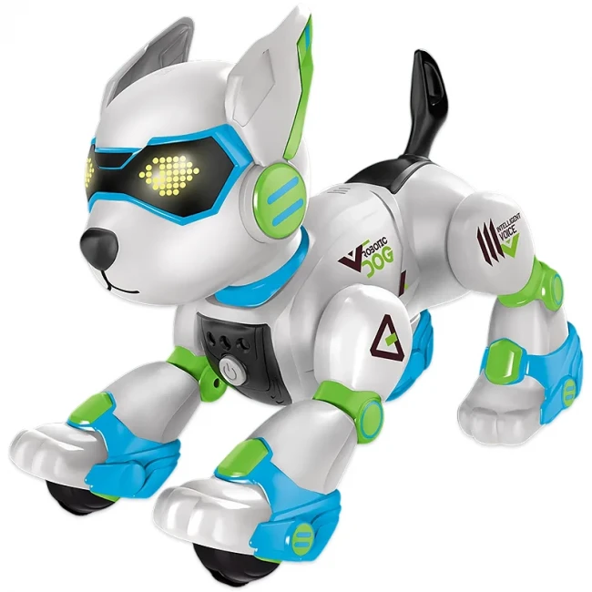 Робот-собака Робопёс K101 на радиоуправлении (25 см, аккумулятор, свет, звук) Робот-собака Робопёс K101 на радиоуправлении (25 см, аккумулятор, свет, звук)