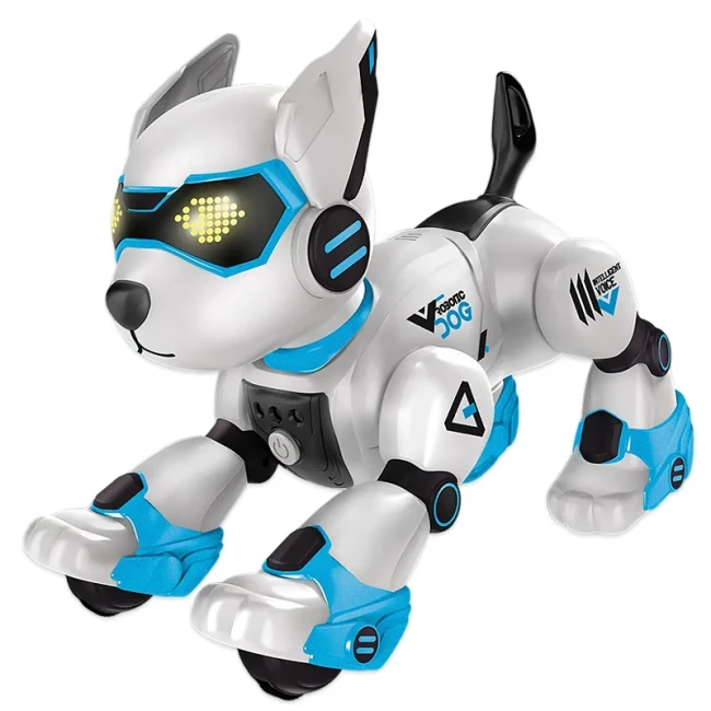 Робот-собака Робопёс K101 на радиоуправлении (25 см, аккумулятор, свет, звук) Робот-собака Робопёс K101 на радиоуправлении (25 см, аккумулятор, свет, звук)