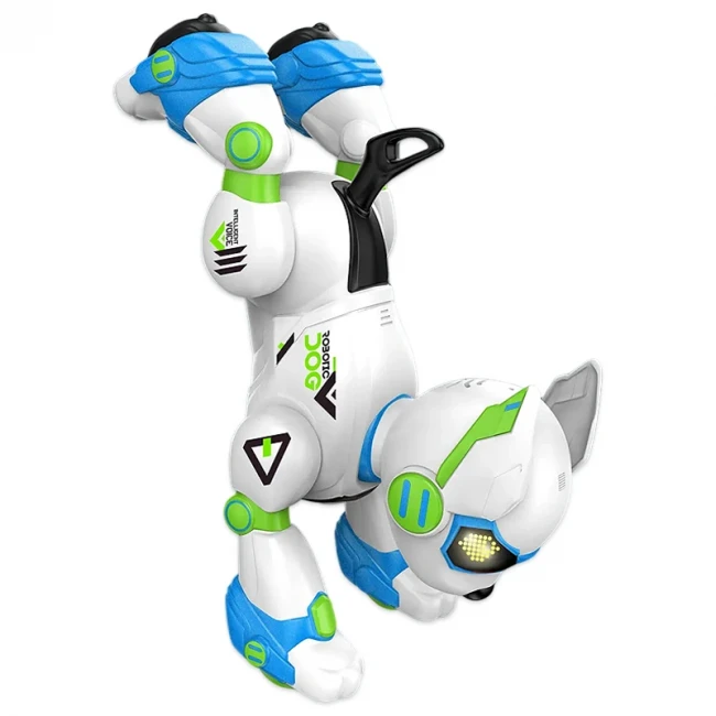 Робот-собака Робопёс K101 на радиоуправлении (25 см, аккумулятор, свет, звук) Робот-собака Робопёс K101 на радиоуправлении (25 см, аккумулятор, свет, звук)