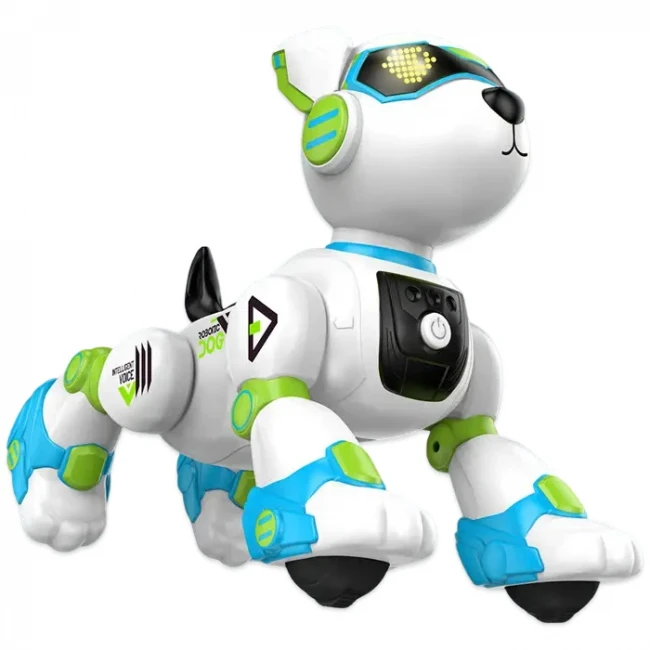 Робот-собака Робопёс K101 на радиоуправлении (25 см, аккумулятор, свет, звук) Робот-собака Робопёс K101 на радиоуправлении (25 см, аккумулятор, свет, звук)