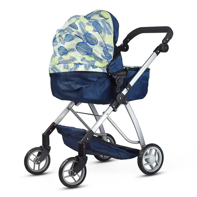 Коляска для кукол Melogo 9643 (классическая, трансформер, корзинка)