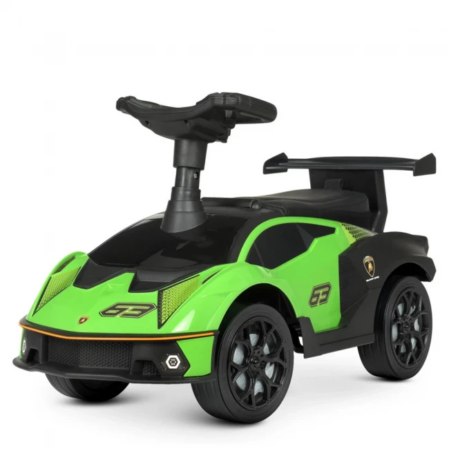 Каталка-толокар машинка 660-5 Lamborghini, зелёный
