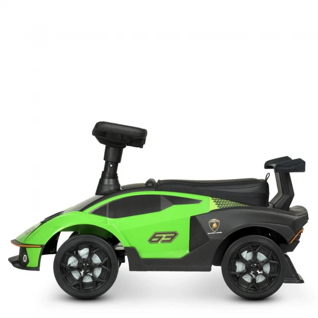 Каталка-толокар машинка 660-5 Lamborghini, зелёный Каталка-толокар машинка 660-5 Lamborghini, зелёный