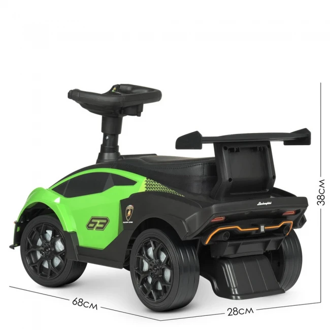 Каталка-толокар машинка 660-5 Lamborghini, зелёный Каталка-толокар машинка 660-5 Lamborghini, зелёный