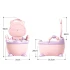 Детский портативный горшок Baby Comfort 8947 Коровка (складной, накладка, ёршик)