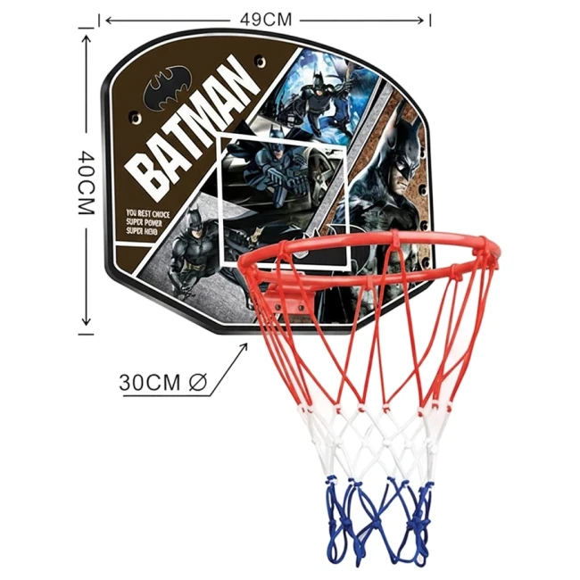 Баскетбольное кольцо CX 50-9 Batman (щит, сетка, мяч, насос)