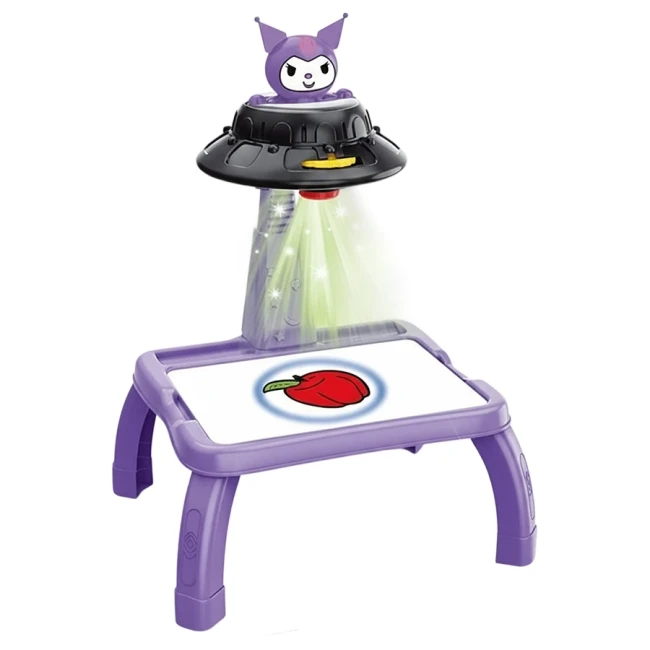 Дитячий столик проектор для малювання ZF 1004 (підсвічування, фломастери, диски з картинками)