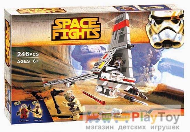 Конструктор "Star Wars" (10372) Космолет T-16 Skyhopper 246 деталей
