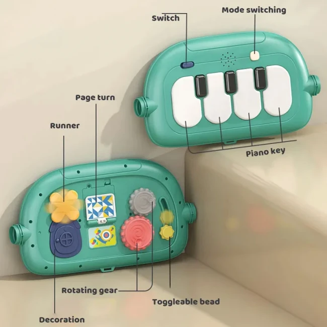 Ходунки-каталка коврик Walker Fitness 6660 3 в 1 (бизиборд, 3 погремушки-подвески, зеркало, пианино, мелодии, подсветка) Ходунки-каталка коврик Walker Fitness 6660 3 в 1 (бизиборд, 3 погремушки-подвески, зеркало, пианино, мелодии, подсветка)