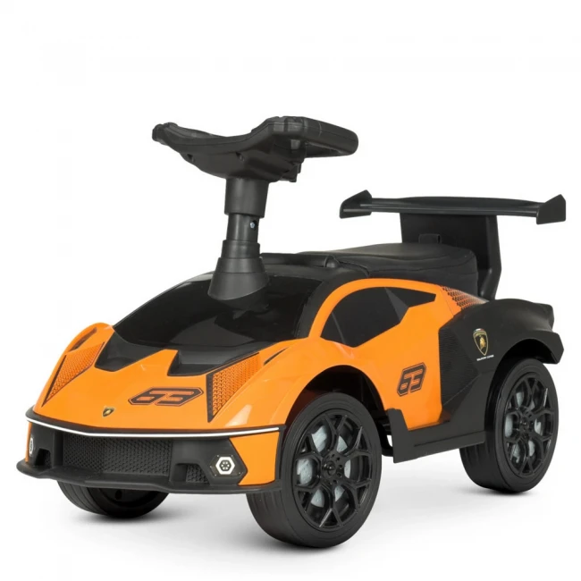 Каталка-толокар машинка 660-7 Lamborghini, оранжевый