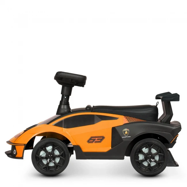 Каталка-толокар машинка 660-7 Lamborghini, оранжевый Каталка-толокар машинка 660-7 Lamborghini, оранжевый