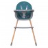 Стульчик для кормления El Camino ME 1111 LUMI Teal (съемный столик, чехол)