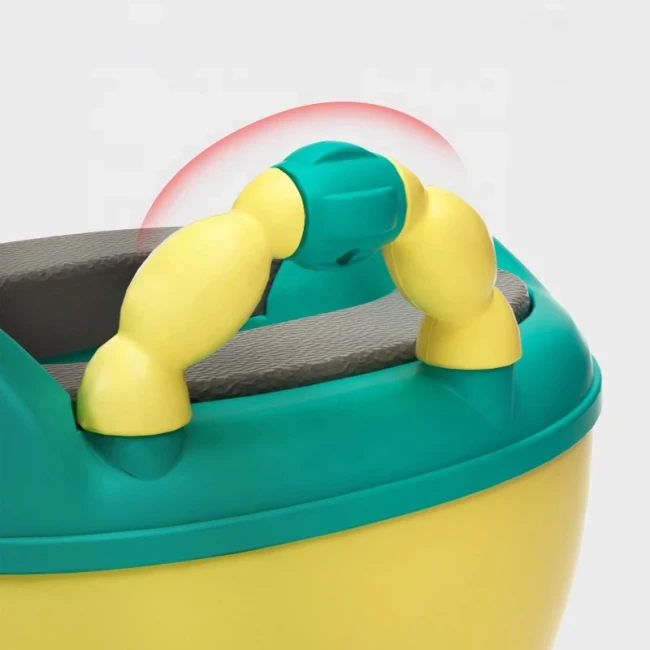 Детский портативный горшок Baby Comfort 8948 Жабка (складной, накладка, ёршик)