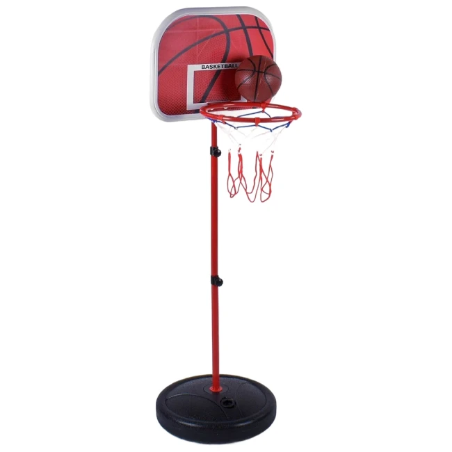 Баскетбольное кольцо НА 8808 (на стойке до 116 см, щит, сетка, мяч, насос)