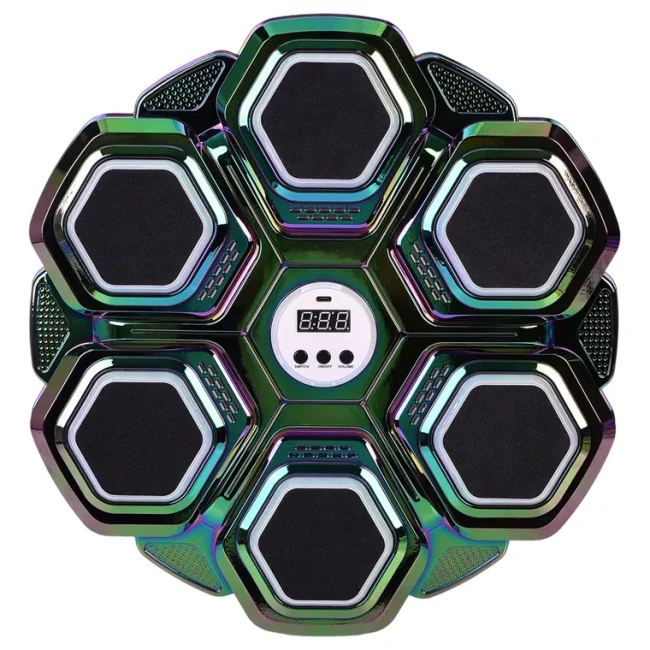 Боксерский тренажер-мишень MS 5111 (подсветка, музыка, аккумулятор, Bluetooth, перчатки)