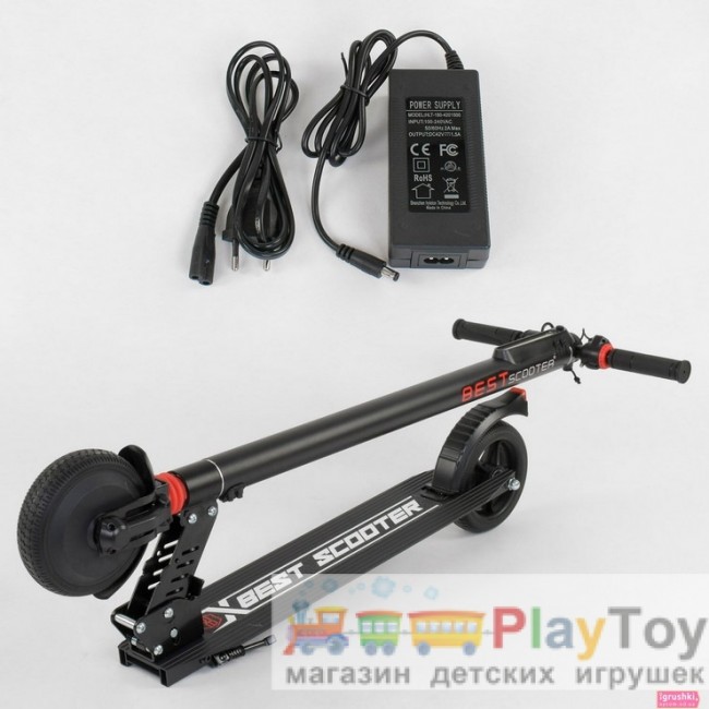 Двухколесный электросамокат Best Scooter (27534) Черный Двухколесный электросамокат Best Scooter (27534) Черный