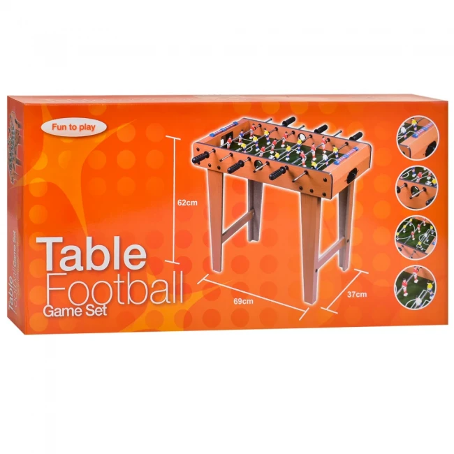 Настольный футбол 0332-HF-4 (69x62x37 см, деревянный, 6 штанг, на ножках) Настольный футбол 0332-HF-4 (69x62x37 см, деревянный, 6 штанг, на ножках)