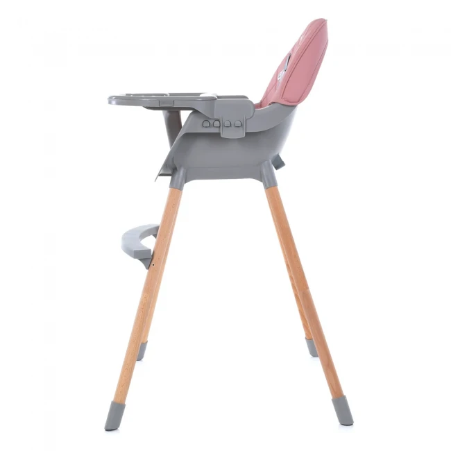 Стульчик для кормления El Camino ME 1111 LUMI Pink (съемный столик, чехол)